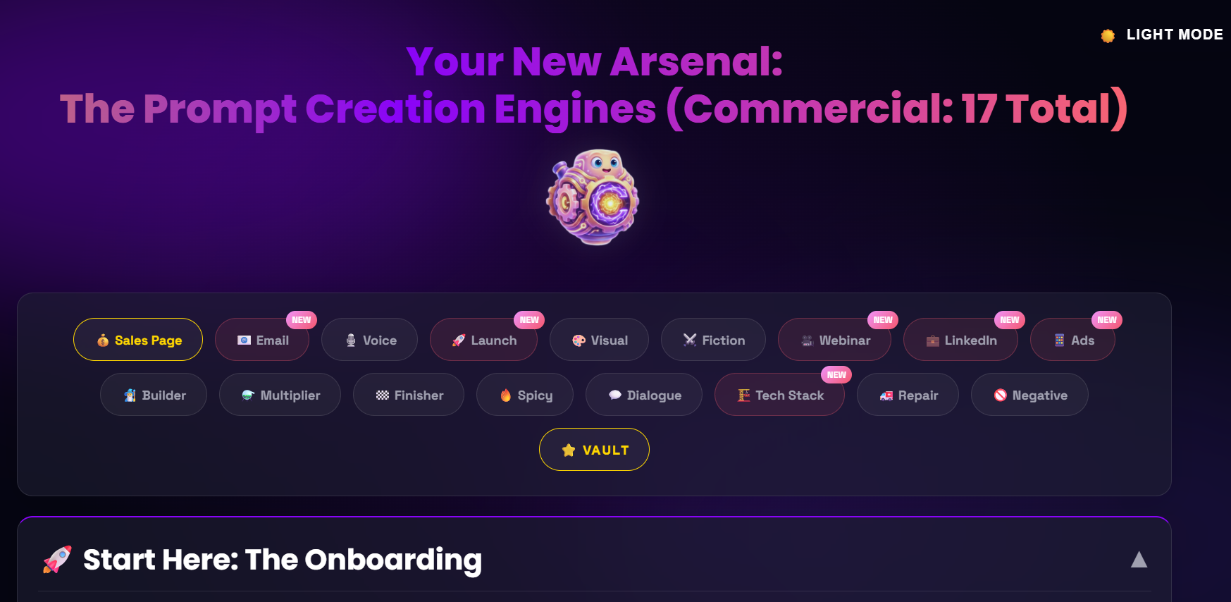 Engines overview screenshot 1